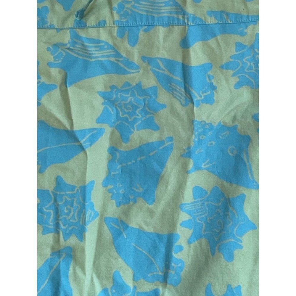 Lilly Pulitzer Girls Dress Size 10 Seashells Green/Blue - Picture 2 of 6